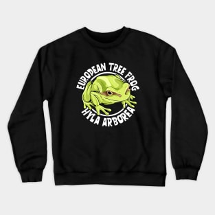 European Tree Frog Crewneck Sweatshirt